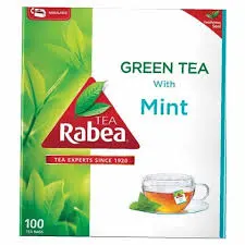 شاي ربيع اخضر بالنعناع