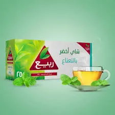 شاي ربيع اخضر بالنعناع 2*120
