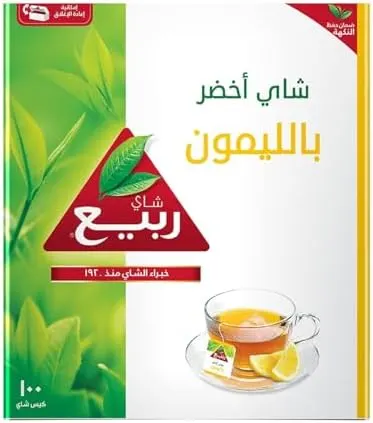شاي ربيع اخضر ليمون 100*12
