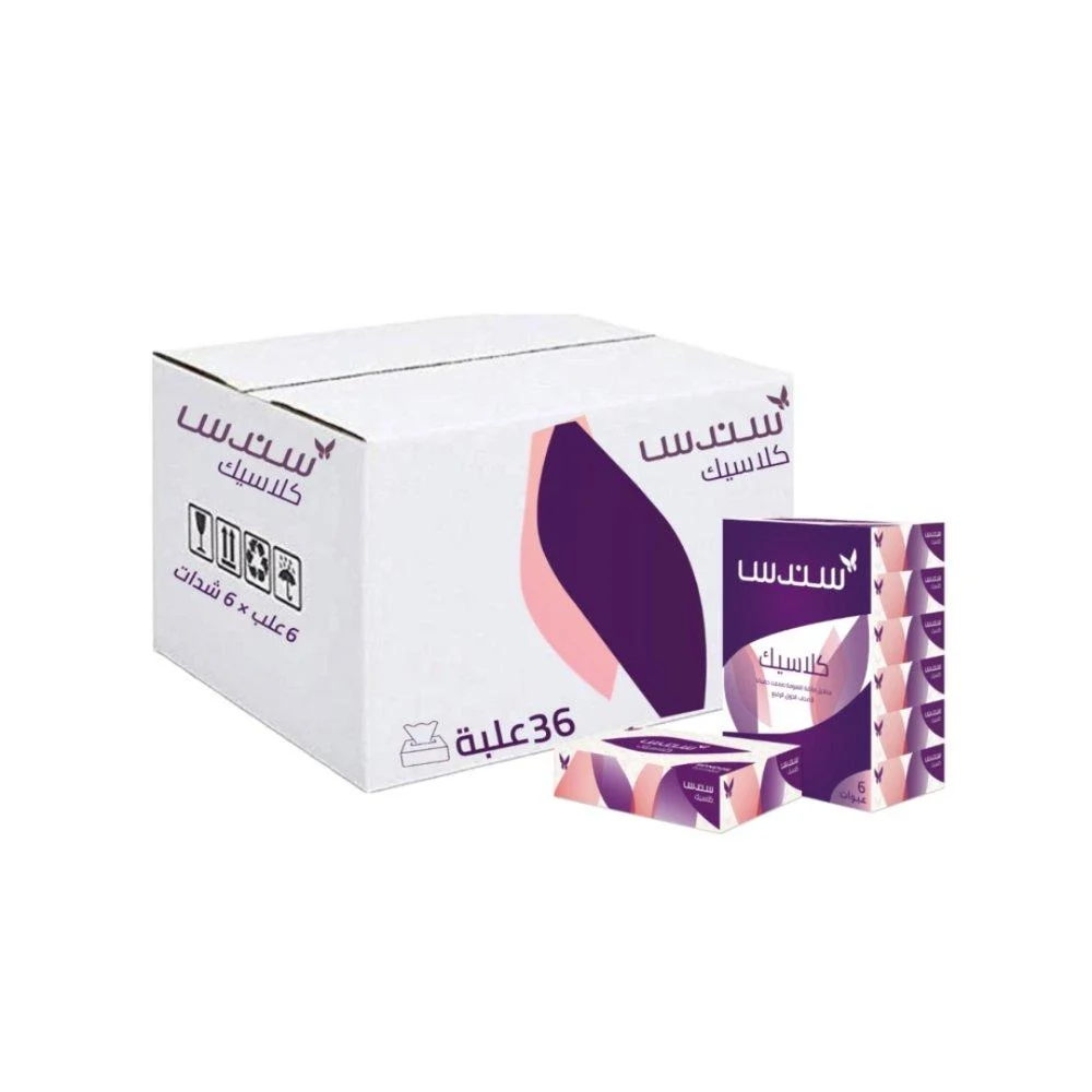 سندس مناديل كلاسيك 36علبة