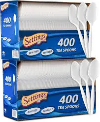 وطني ملاعق شاي بلاستيك 1×1000